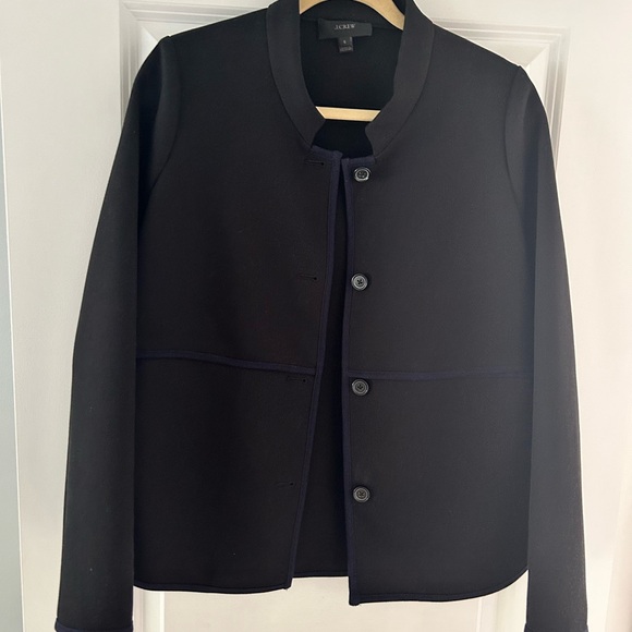 Banana Republic Black and Navy Blazer size 6 - Picture 1 of 8